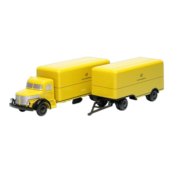 Krupp Titan ボックストラック トレーラー Deutsche Bundespost 100...