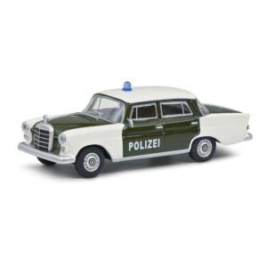 メルセデスベンツ 200 警察車両 ホワイト/グリーン 1/64 ミニカー ポリス / Schuco...