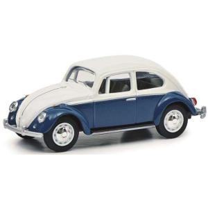 フォルクスワーゲン ビートル 紙製エディション ホワイト/ブルー 1/64 / Schuco 1/6...