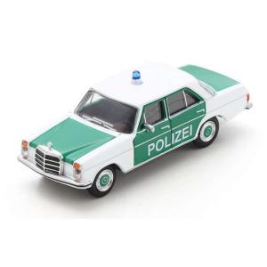 メルセデスベンツ /8 警察車両 ホワイト/グリーン ポリス ヘルパ 1/64 / Schuco 1...