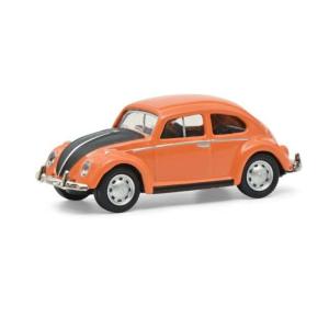 フォルクスワーゲン ビートル オレンジ/ブラック VW Beetle ヘルパ 1/87 / Schu...