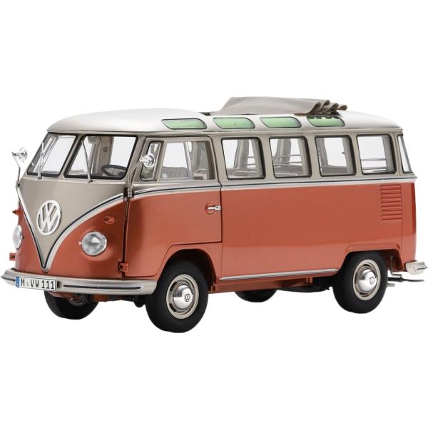 VWフォルクスワーゲン T1 Samba 1962 orange metallic-grey ミニカ...