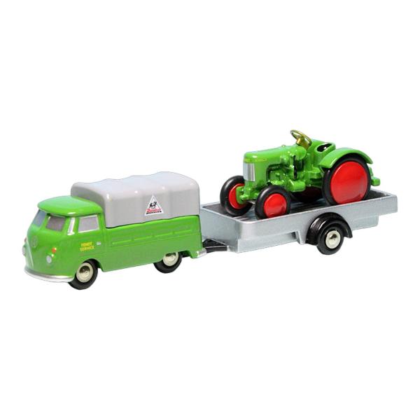 VW T1 Bulli プラットフォーム 幌付トレーラー Fendt Dieselross F20G...