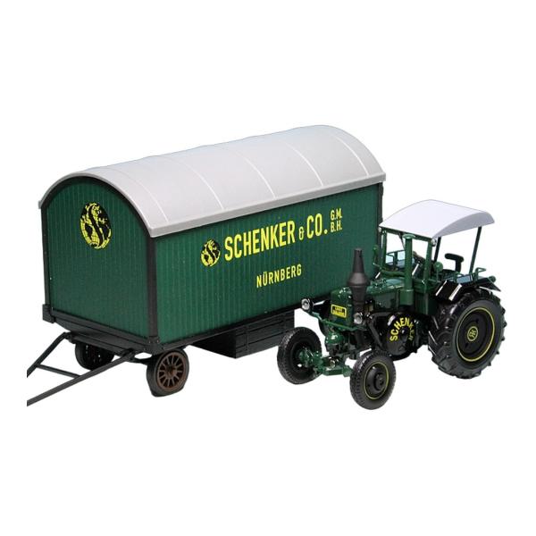 Lanz Ackerluftbulldog D9506 1945-1955 trailer Sche...