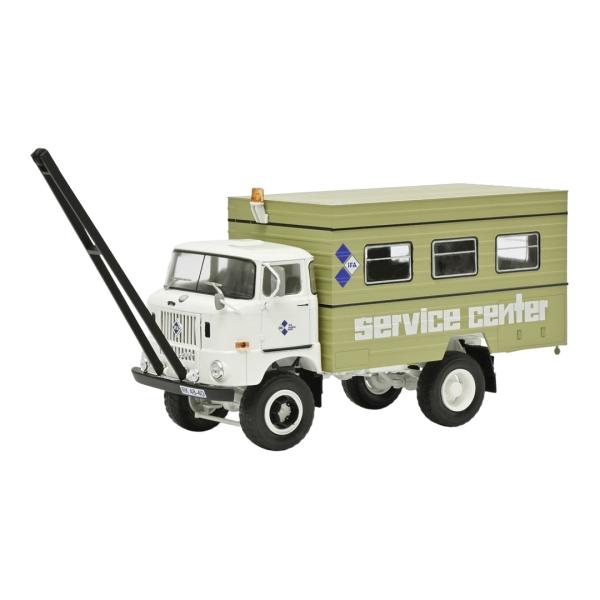 IFA W50 サービスセンター ボックストラック / Schuco 1/43 ミニカー トラック模...