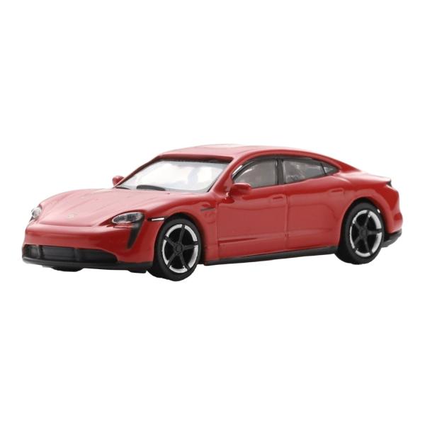 ポルシェ タイカン ターボ S 2021 レッド / Schuco 1/87 ミニカー