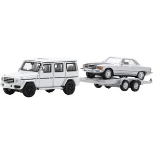 Mercedes Benz GClass トレーラー + Mercedes Benz 450 SLC...