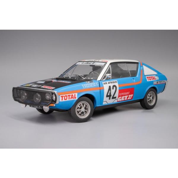 Renault 17 42号車 ラリーアビジャンニース 1976 Pouchelon Dorange...