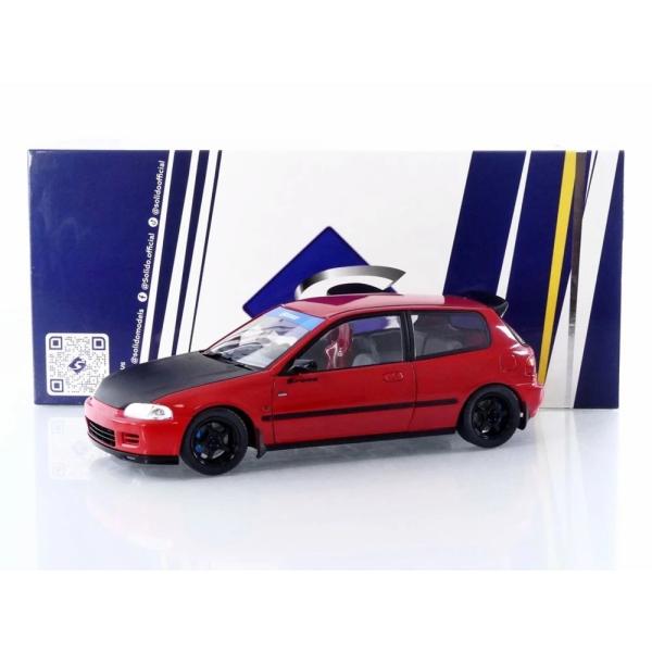ホンダ シビック EG6 スプーンバージョン 1991 レッド / Solido 1/18 ミニカー