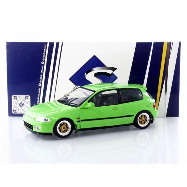 ホンダ シビック EG6 1991 グリーン / Solido 1/18 ミニカー