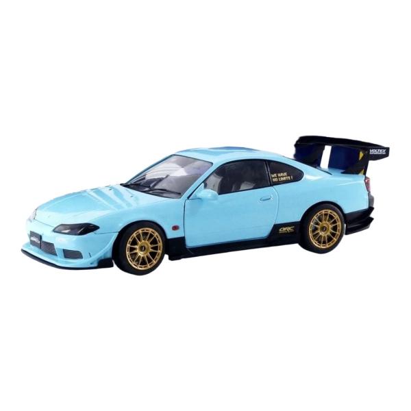 日産 シルビア S15 Spec-R エアロ 1999 ライトブルー / Solido 1/18 ミ...
