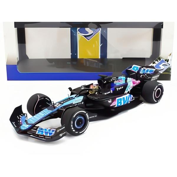 アルピーヌ F1 A524 2024 N 31 マイアミGP 黒/青/桃 SOLIDO 1/18