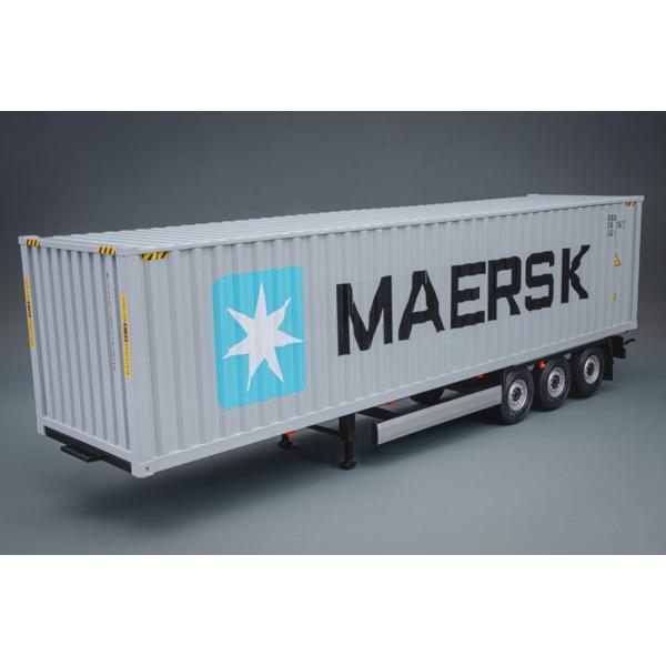 コンテナセミトレーラー Maersk グレー/ SOLIDO 1/24 ミニカー