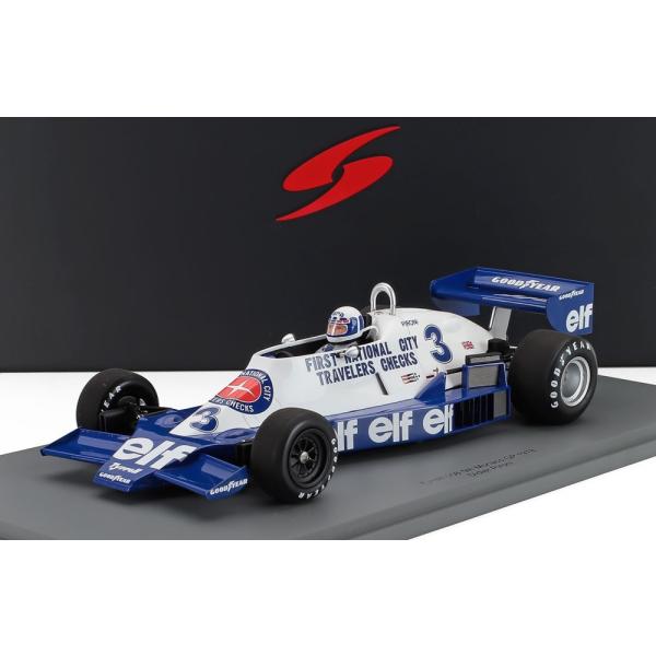TYRRELL F1 008 チームELF N3 モナコGP 1978 ディディエ・ピローニ ブルー...