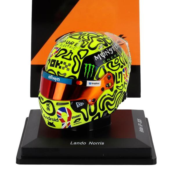 Bell Helmet F1 2025 Lando Norris McLaren No.4 Spar...