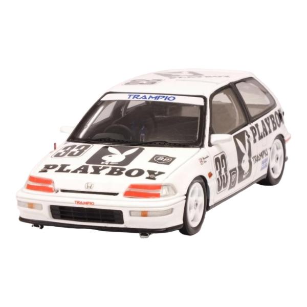 Honda Civic EF9 #33 1991 JTC Rd.5 オートポリス 村松/原 ホワイト...