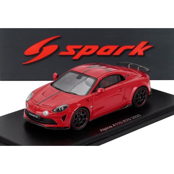 アルピーヌ A110 ラジカル 70 クーペ 2024 レッド / Spark 1/43 ミニカー