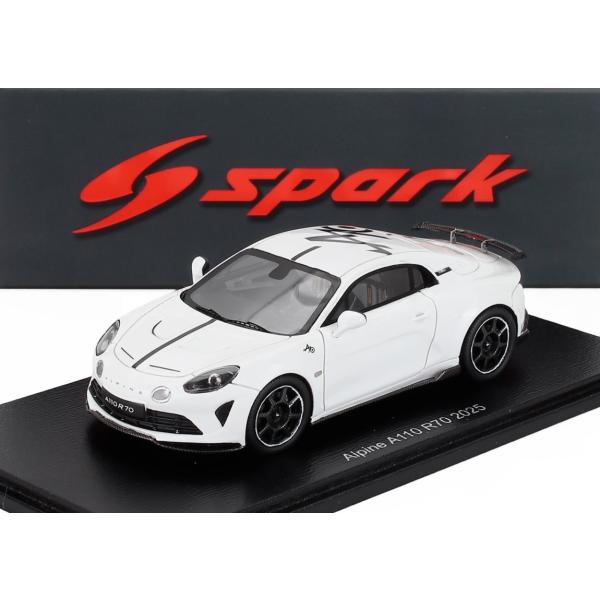 アルピーヌ A110 ラジカル 70 クーペ 2024 ホワイト / Spark 1/43 ミニカー