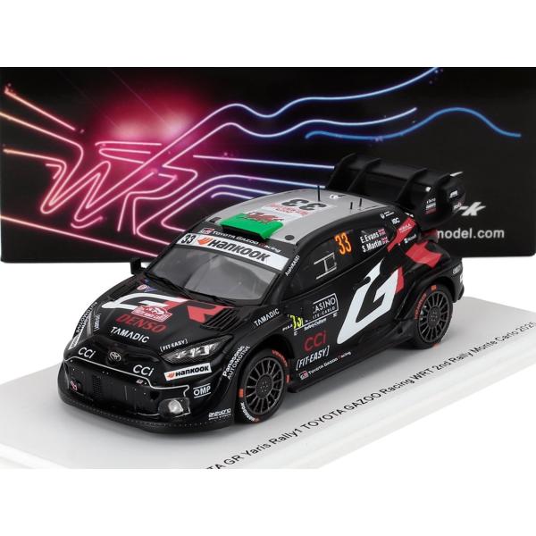 トヨタ ヤリス GR ラリー1 2025 モンテカルロ #33 2位 E.エバンス Spark 1/...