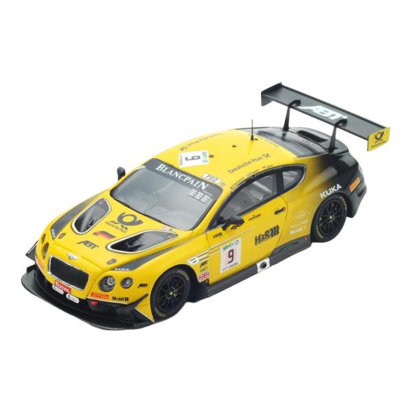 ベントレー コンチネンタル GT3 #9 スパ24時間 2017 イエロー ブラック / Spark...