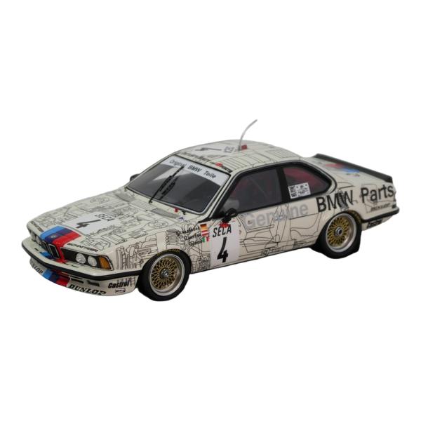 BMW 635 Csi 1983 ホワイト #4 24時間スパ / Spark 1/43 ミニカー