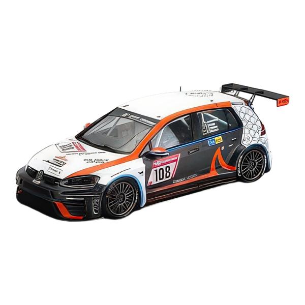 フォルクスワーゲン ゴルフ VII GTI TCR DSG #108 ニュルブルクリンク24時間 2...