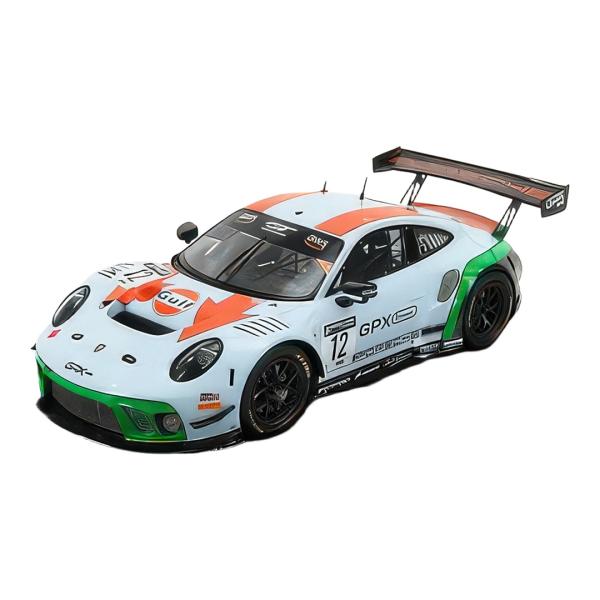 ポルシェ 911 991-2 GT3 R GPXレーシング #12 ザ・ダイヤモンド ライトブルー ...