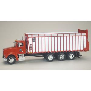 Peterbilt 385 赤 Meyer 8126RT Boss Forage Box付 トラック...