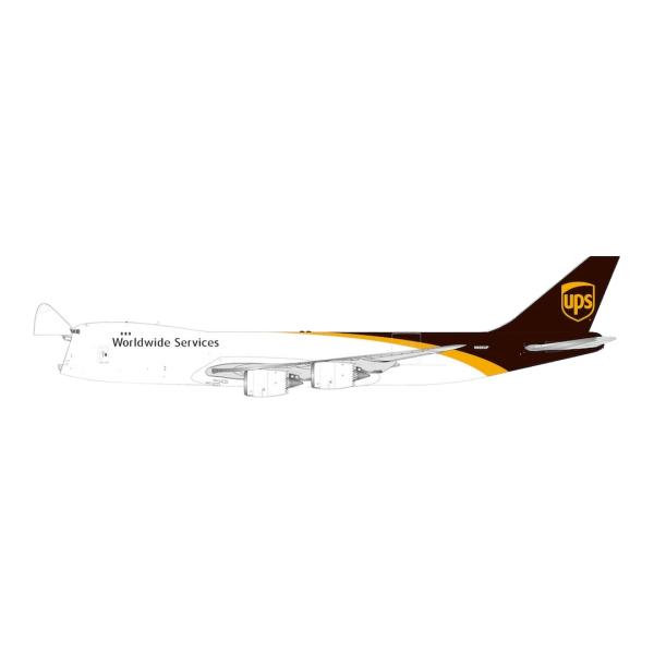 UPS ボーイング 747-8F N605UP Flaps Down / SQ Wings 1/20...