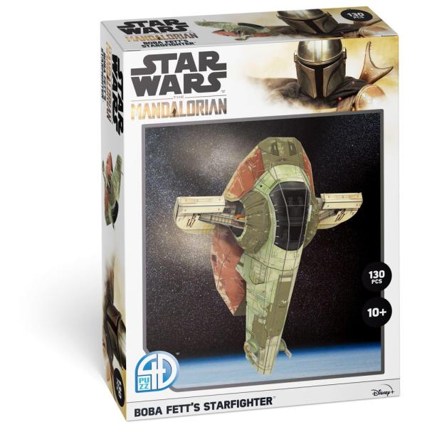 4D Puzzle STAR WARS マンダロリアン Boba Fett スターファイター 130...