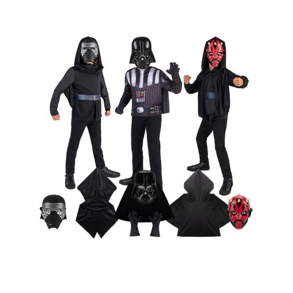 STAR WARS ヴィランズ ユース コスチュームセット Darth Vader Darth Ma...