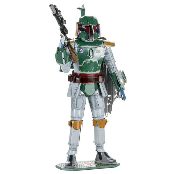 Metal Earth プレミアムシリーズ STAR WARS Boba Fett 3D メタルモデ...