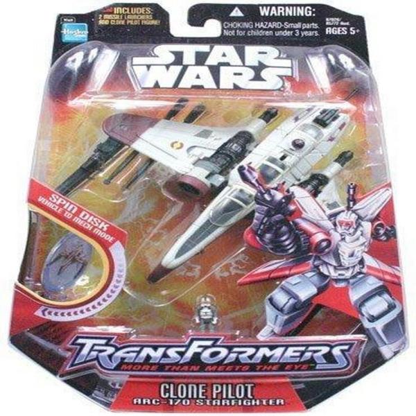 Hasbro STAR WARS Transformers Clone Pilot and Arc ...
