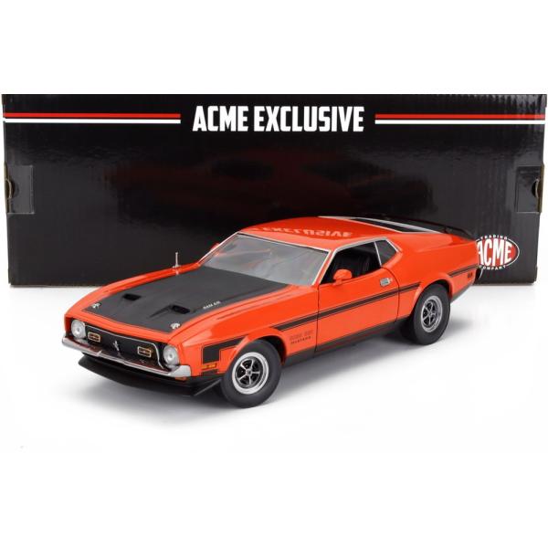 FORD USA MUSTANG BOSS 351 RAM AIR クーペ 1971 オレンジブラッ...