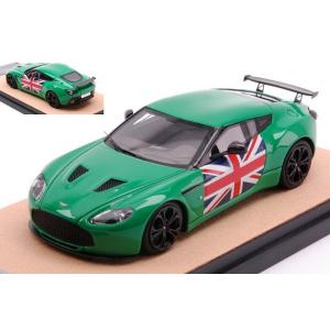 Aston Martinアストンマーティン V12 Zagatoザガート 2012 グリーン/国旗 ...