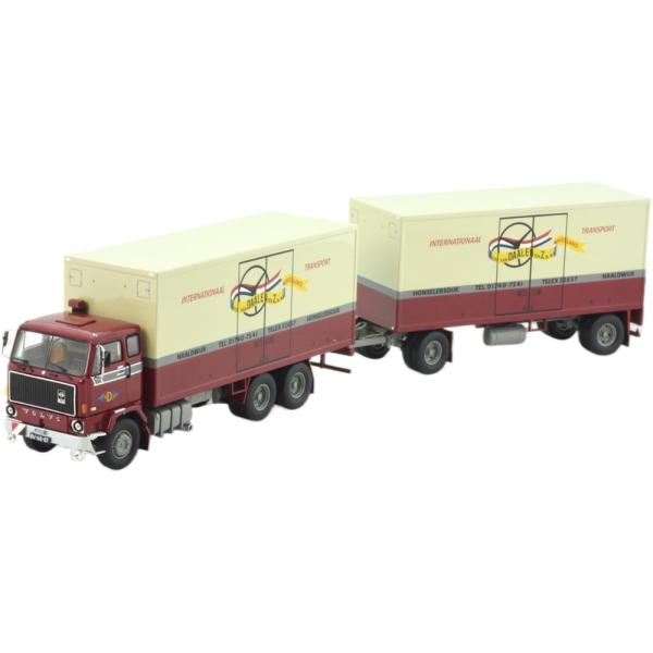 Van Daalen Volvo F89 ボックストレーラー トレーラー / TEKNO 1/50 ...