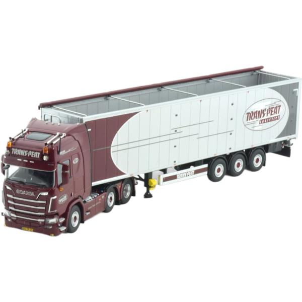 Trans Peat Logistics Scania NGR 6x2 ウォーキングフロアセミトレー...