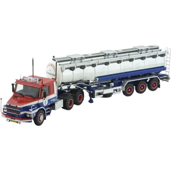 A. v. d. Wouw Scania T42 Torpedo タンカーセミトレーラー Tekno...