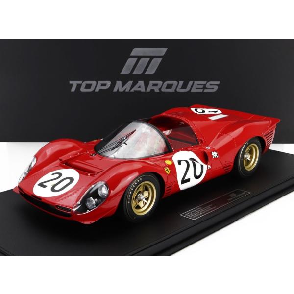FERRARI 330P4 4.0L V12 SPIDER 1967 ル・マン クリス・エイモン T...