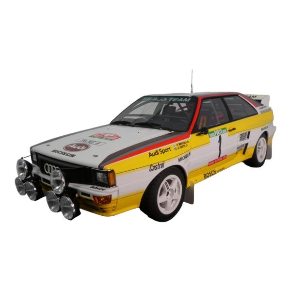 Audi Quattro A2 1984 ホワイト/イエロー No.1 ラリーポルトガル 限定 TO...