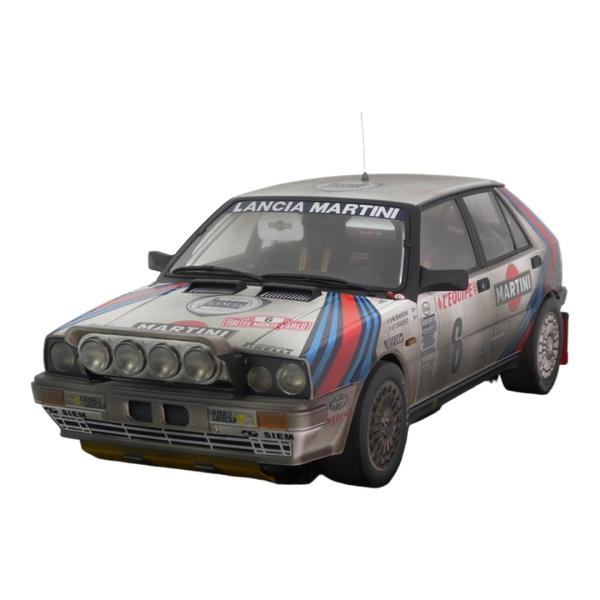 Lancia Delta HF 4WD 1987 シルバー #6 ラリーモンテカルロ / TOPMA...