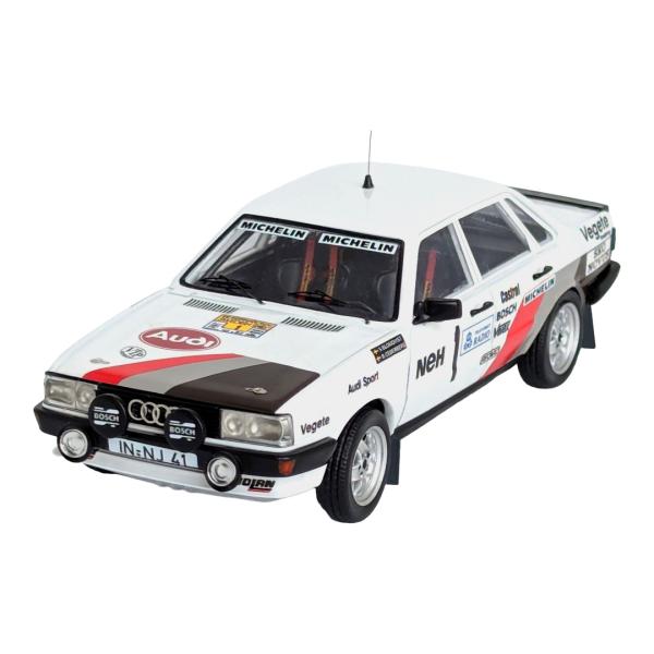 【予約】Audi 80 クワトロ ナイト #1 2位 ラリー・スウェーデン 1983 S.Blomq...