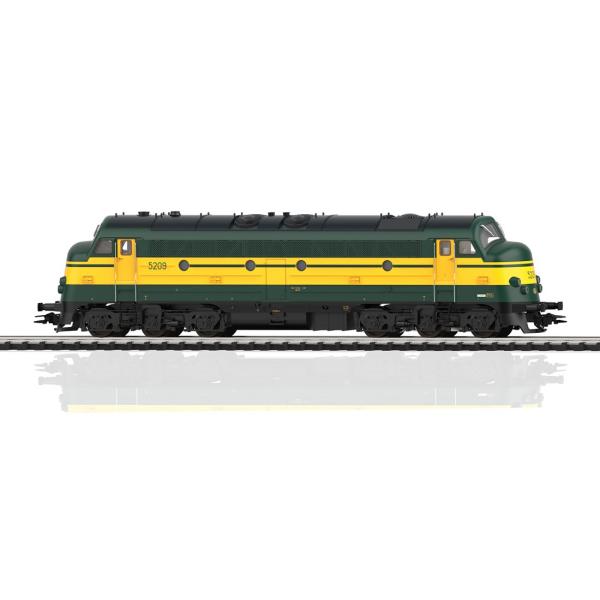 HOゲージ 鉄道模型 ディーゼル機関車 Trix SNCB Serie 52 Era IV DC D...