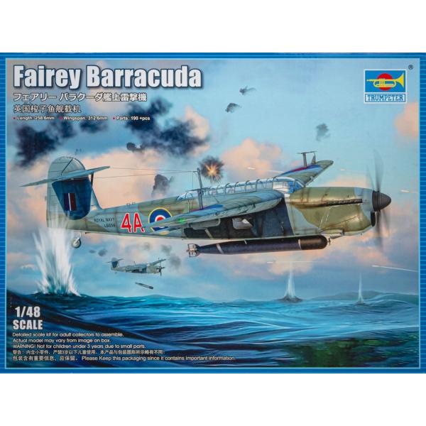 Fairey Barracuda WWII Torpedo Bomber 魚雷爆撃機 プラモデル T...