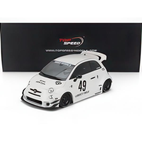 FIAT 500 アバルト 595 LB WORKS 49号車 ABAS 2024 ホワイト/Tru...