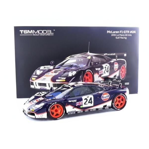 McLaren F1 GTR #24 Gulf Racing 4位 ルマン24時間 1995 Blu...