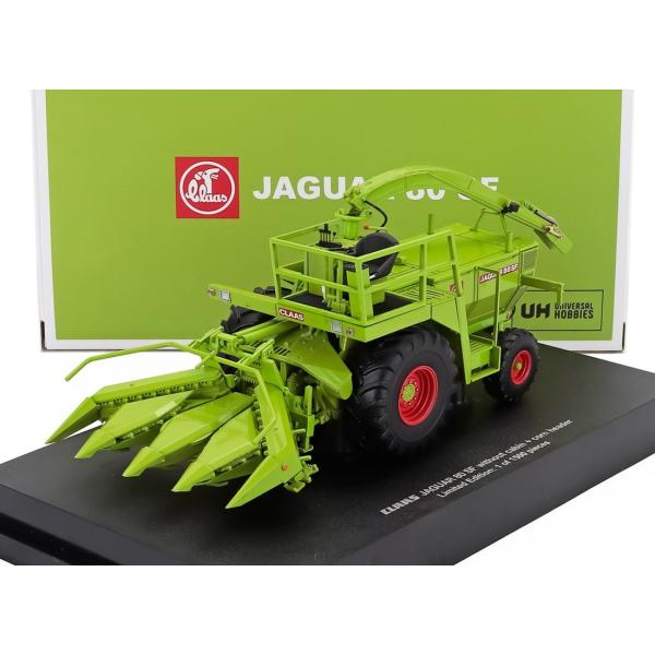 Claas Jaguar 80 w/Corn Header Light Green UNIVERSA...