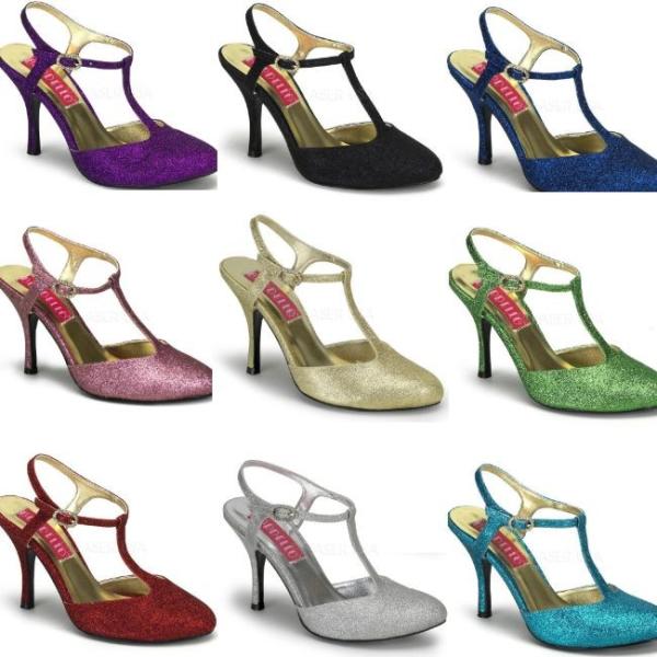 VIOLETTE-12G 3.5インチ(約9cm) ハイヒール サンダルミュール /Pleaserプ...