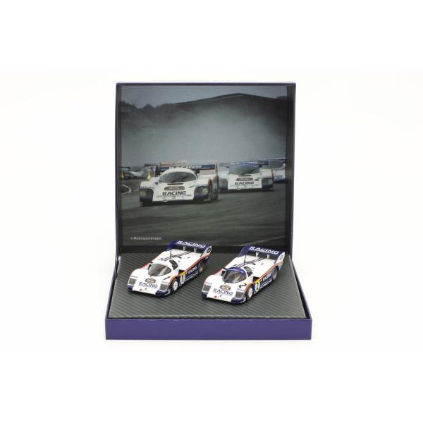 Porsche 956K 1983 ホワイト #1 &amp; #2 1000km ニュルブルクリンク 2台...