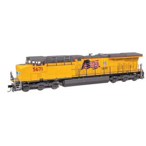 GE ES44AC ユニオン・パシフィック鉄道 #5671 スタンダードDC Walthers HO...